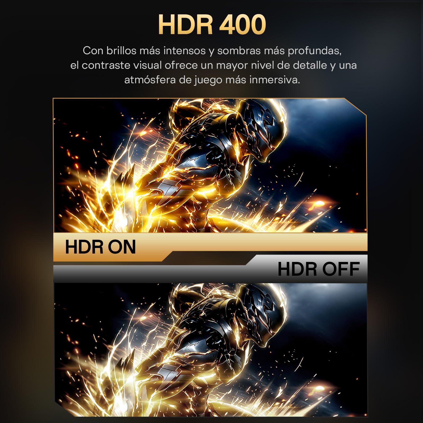 HKC Monitor Gaming 27 Pulgadas 4K UHD Fast IPS 160Hz, 1ms | Modo Dual FHD 320Hz, HDR400, 95 % DCI-P3, , HDMI 2.1 y DisplayPort 1.4, Soporte Ajustable en Altura,VESA 100×100