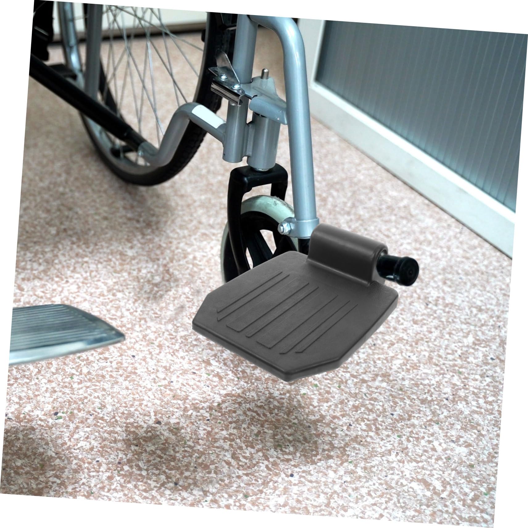 Yardenfun Reposapiés Diámetro Adaptador 22mm para Usuarios Movilidad Reducida Paquete de 2 Piezas Silla de Ruedas de Pp Ligero y Fácil de Transportar
