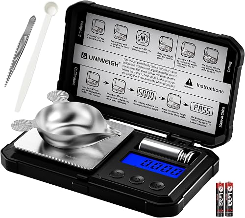 Balance de milligramme 50 g/0,001 g numérique de haute UNIWEIGH