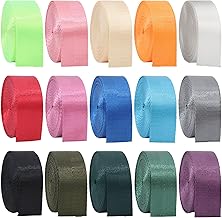 GLOBLELAND 15Pcs 15Colors 3M Nylon Strap Webbing Straps Backpack Straps Nylon Belt Webbing Strapping for Seatbelt Bag Luggage Pet Collars DIY Crafts Sewing