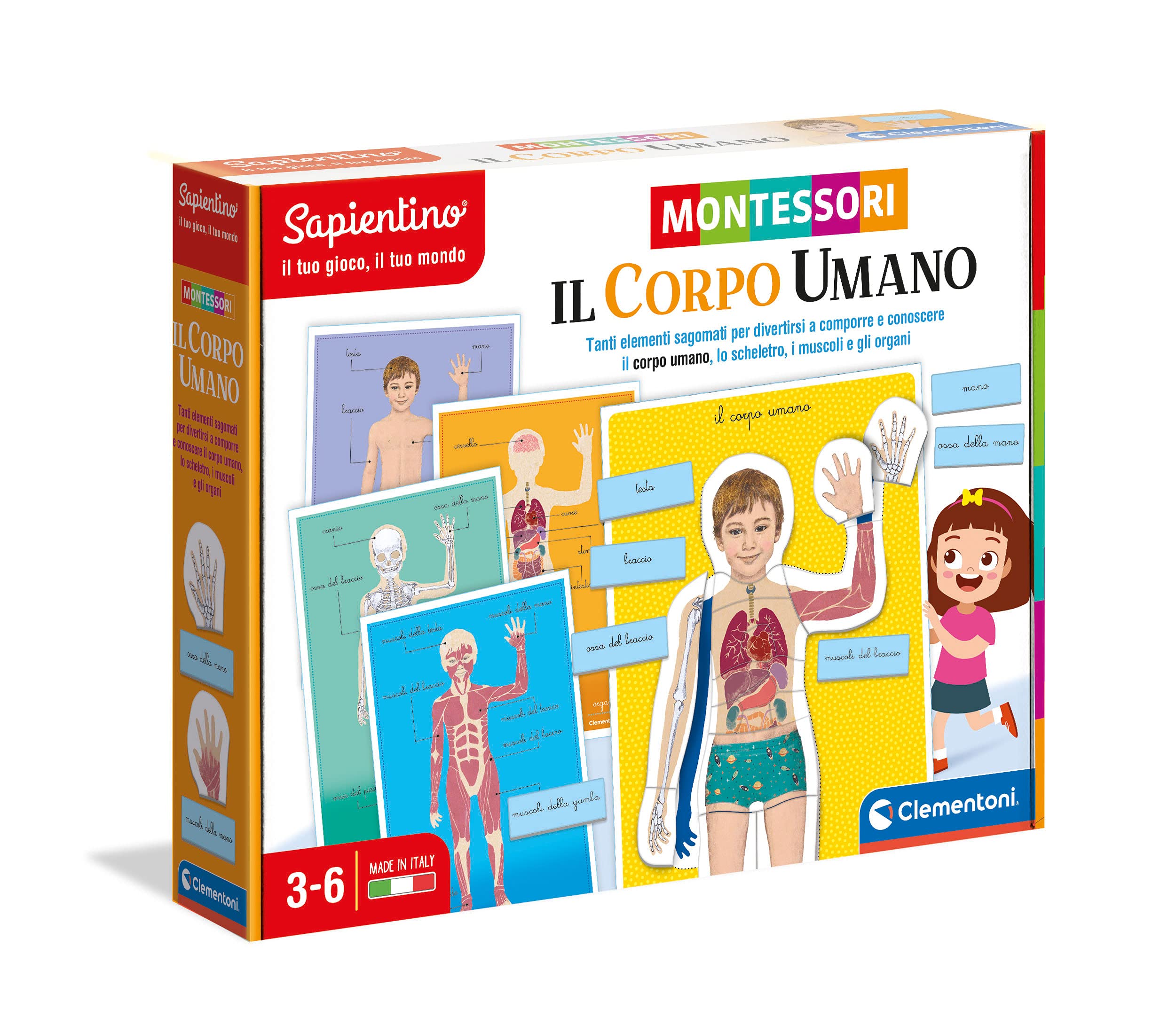 Sapientino Montessori - Il Corpo Umano CLEMENTONI - 16876