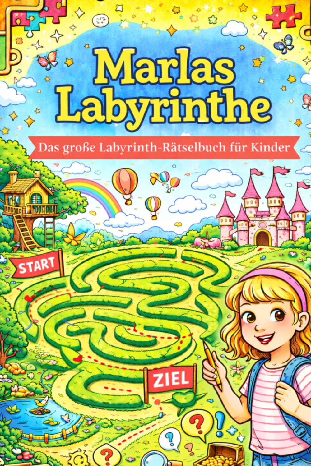 Marlas Labyrinthe: Das große Labyrinth-Rätselbuch für Kinder