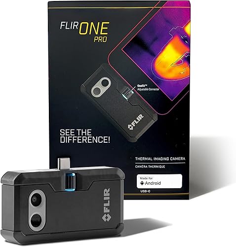 Miniatura 13 de FLIR One - Cámara de imágenes térmicas para smartphones iOS (iPhone 15 y más nuevo con USB-C), resolución súper 240x180 (IR nativa 80x60)