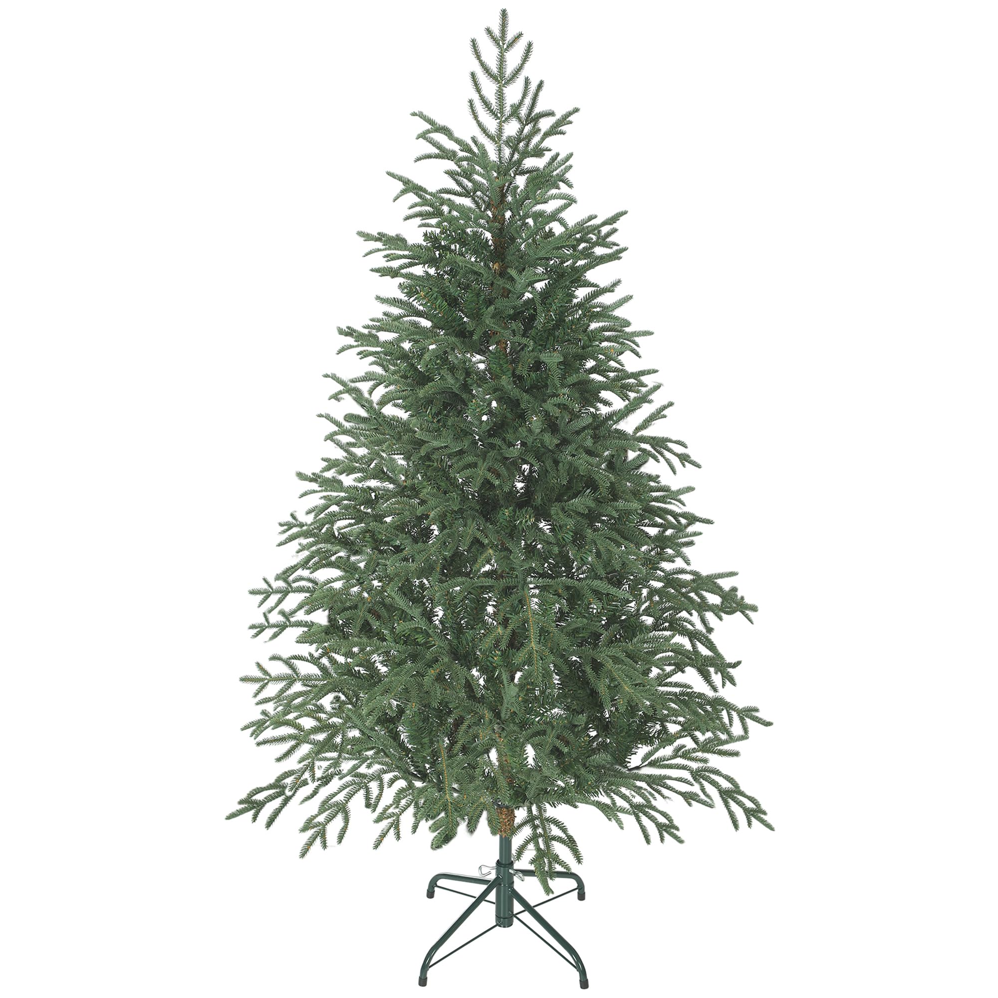 HOMCOM Christmas Tree, Full Spruce Xmas Tree, Easy Assembly in Green | Size: 5ft