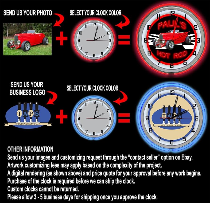 Amazon.com: Decorative Concepts Personalized Vintage Blue Neon