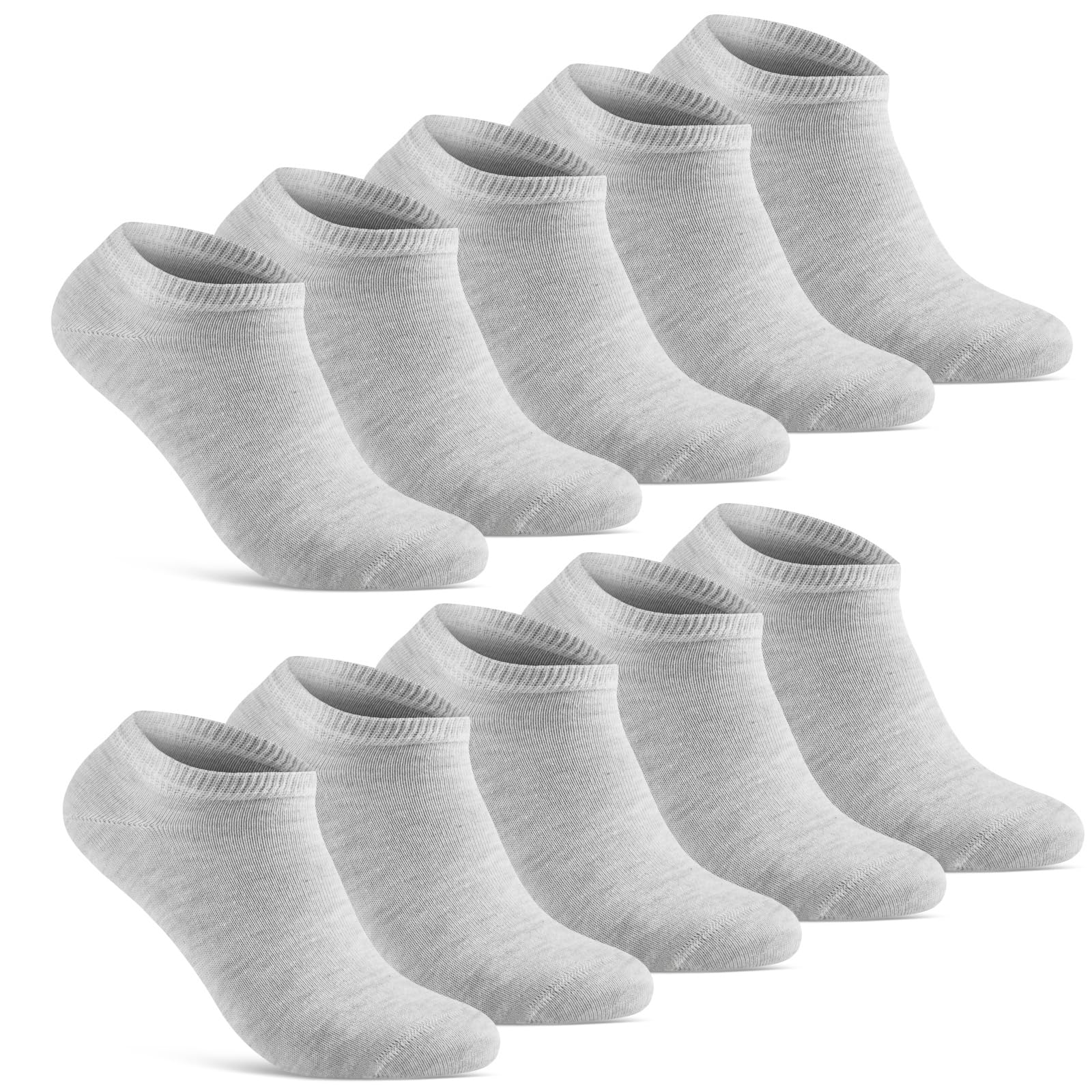 10 Paar Sneaker Socken Herren Damen kurze Sneakersocken aus Baumwolle