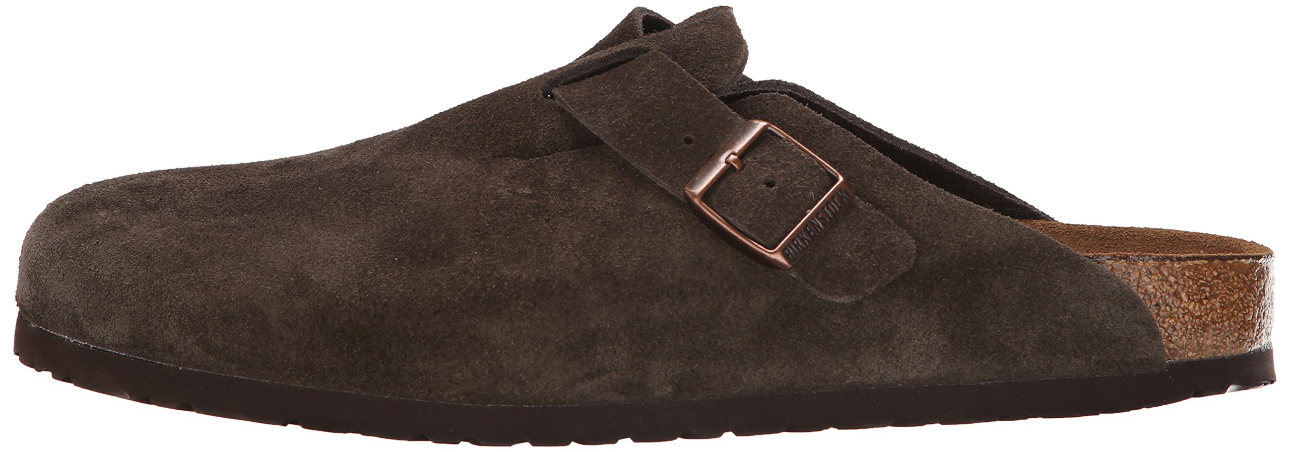 Amazon.com: Birkenstock Unisex Boston Soft Footbed, Mocha Suede
