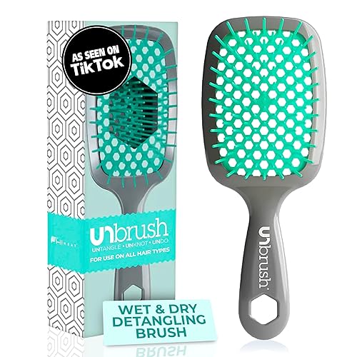 FHI Heat UNbrush Wet & Dry - Cepillo para desenredar el cabello húmedo y seco, color aurora