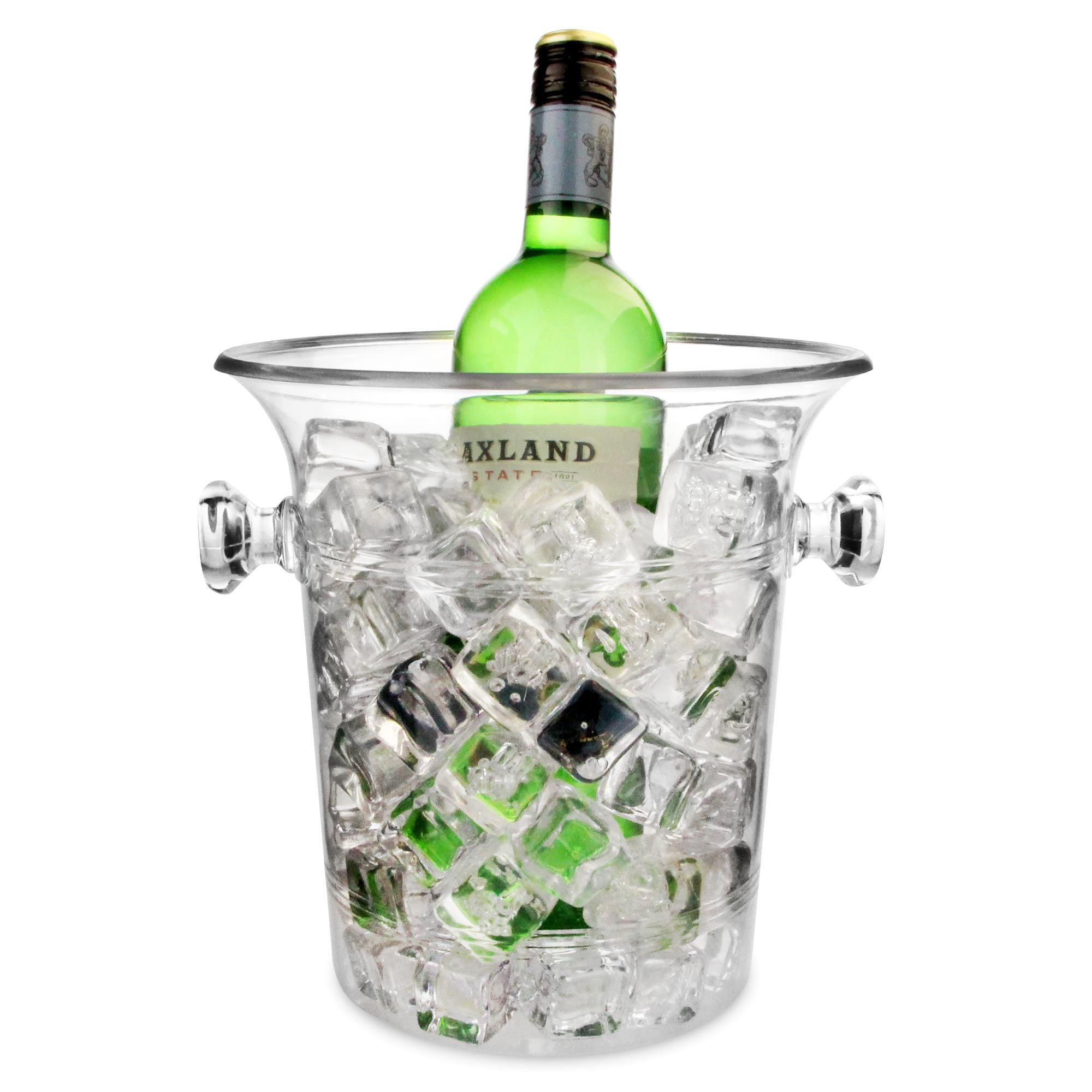 Chabrias Ltd Clear 3.5 Litre Wine Bucket Champagne, Beer, Wine Cooler, Bar Accessories, Ice Buckets for Parties Party - Image 3