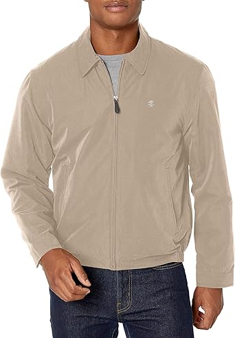 izod men's microfiber golf jacket