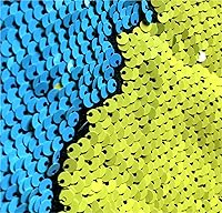 Vista 22 de Tela sensorial de lentejuelas para pared para niños, lentejuelas grandes de 0.2 pulgadas, materiales sensoriales para juegos inquietos para niños