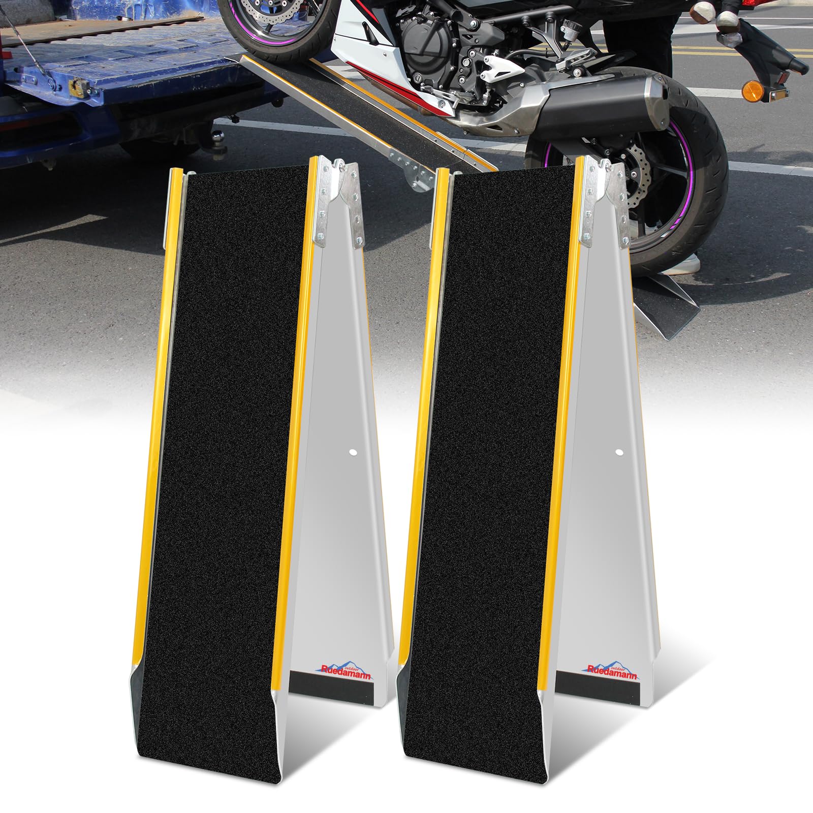 バイクスロープ　ラダーレール　Ruedamann Amazon.co.jp: Ruedamann ラダーレール 2本セット 長さ180cm 耐荷重