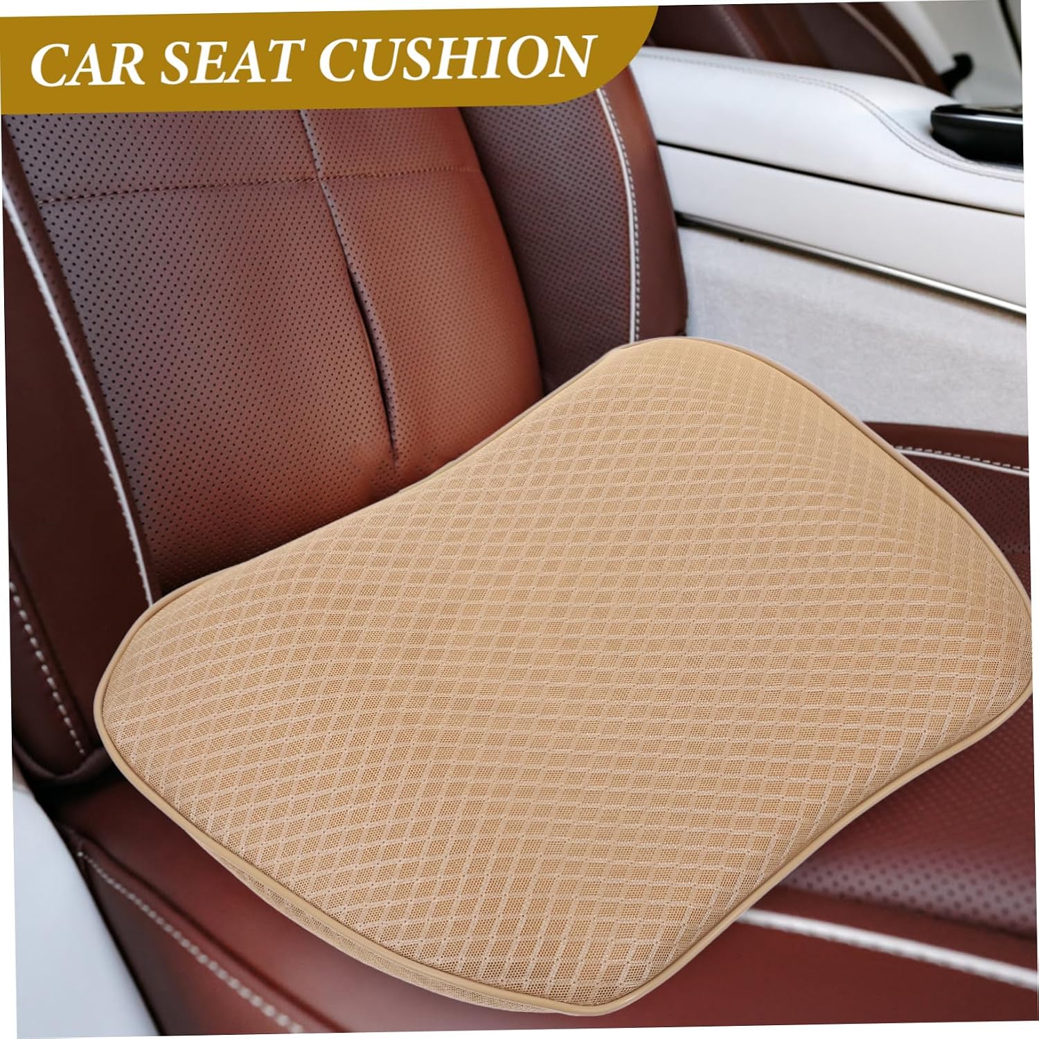 Car Seat Cushion Cooling Properties Stylish Ice Cover for Comfortable Driving Non- Automotive Seat Pad for Cars Suvs and Trucks