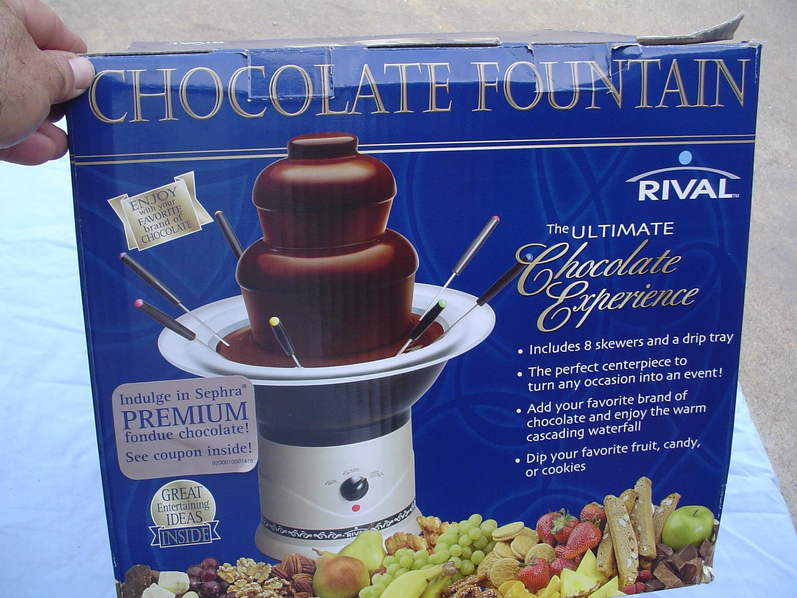 Amazon.com: Rival CFF5-CHP Chocolate Fountain: Home & Kitchen