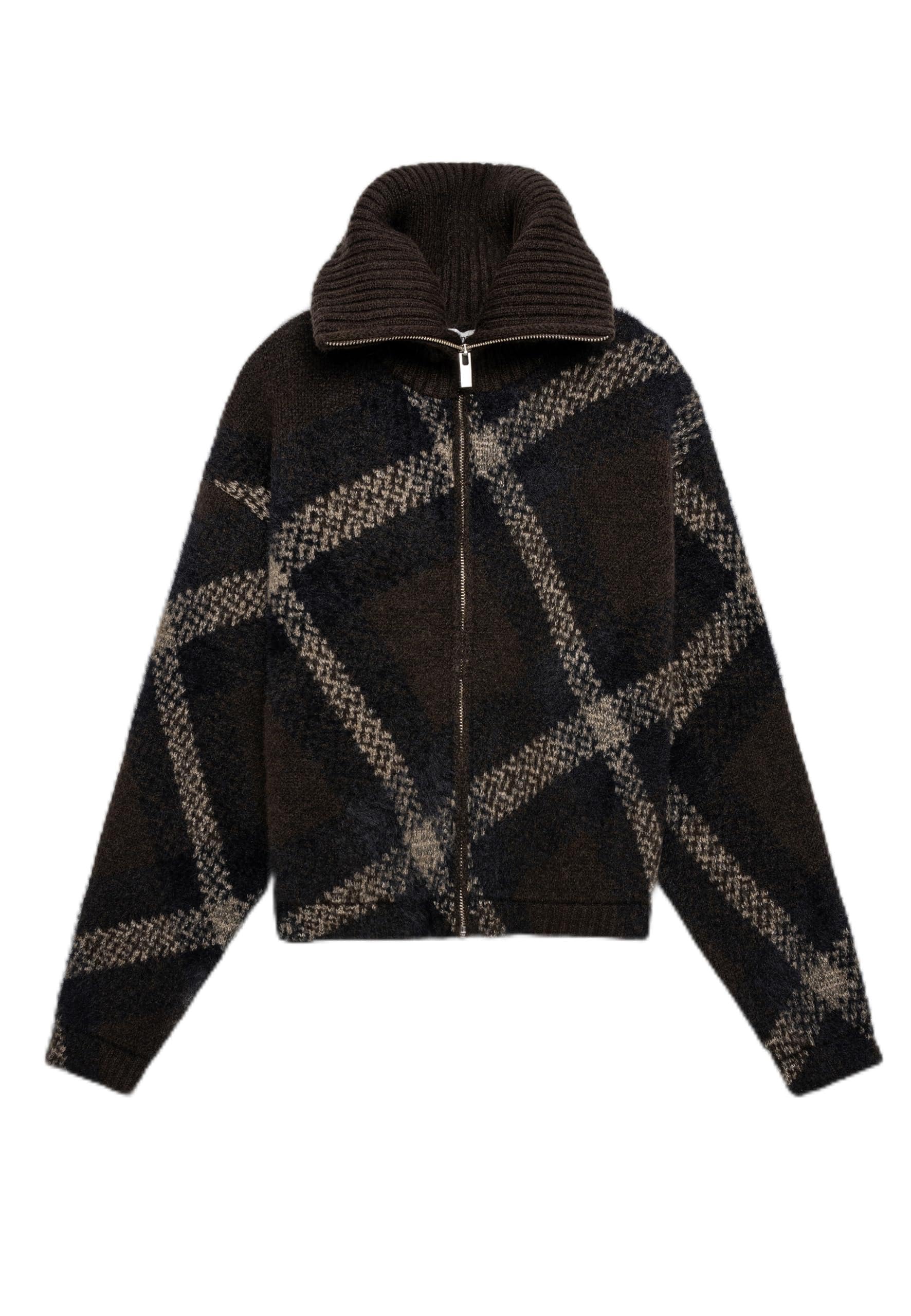 Mavi Damen Zipper Cardigan Cardigan