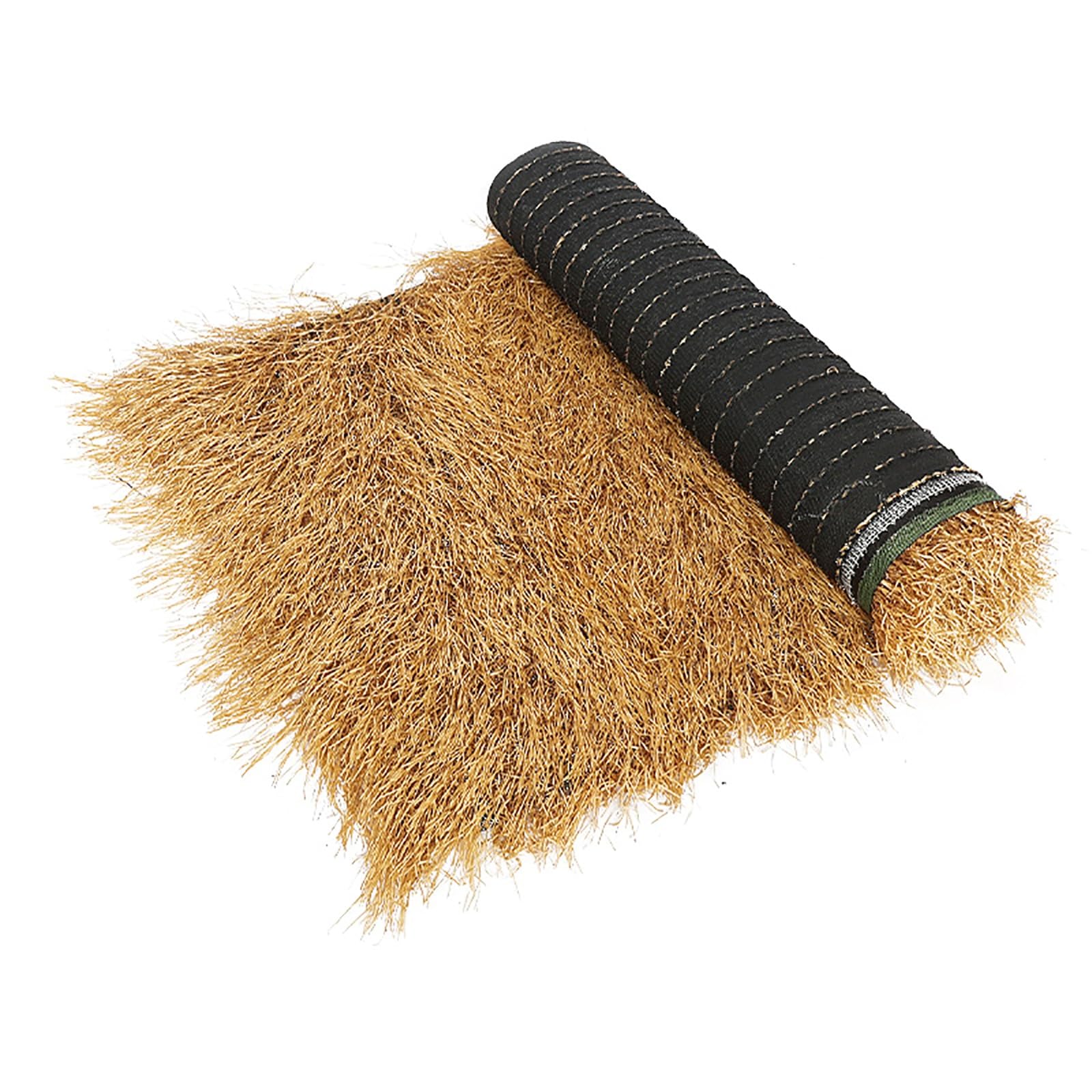 Sztuczna słomiana rolka ogrodowa, ognioodporna syntetyczna rolka strzechy, meksykańska sztuczna słoma, kryty strzechą, parasol ogrodowy (1 x 10 m)