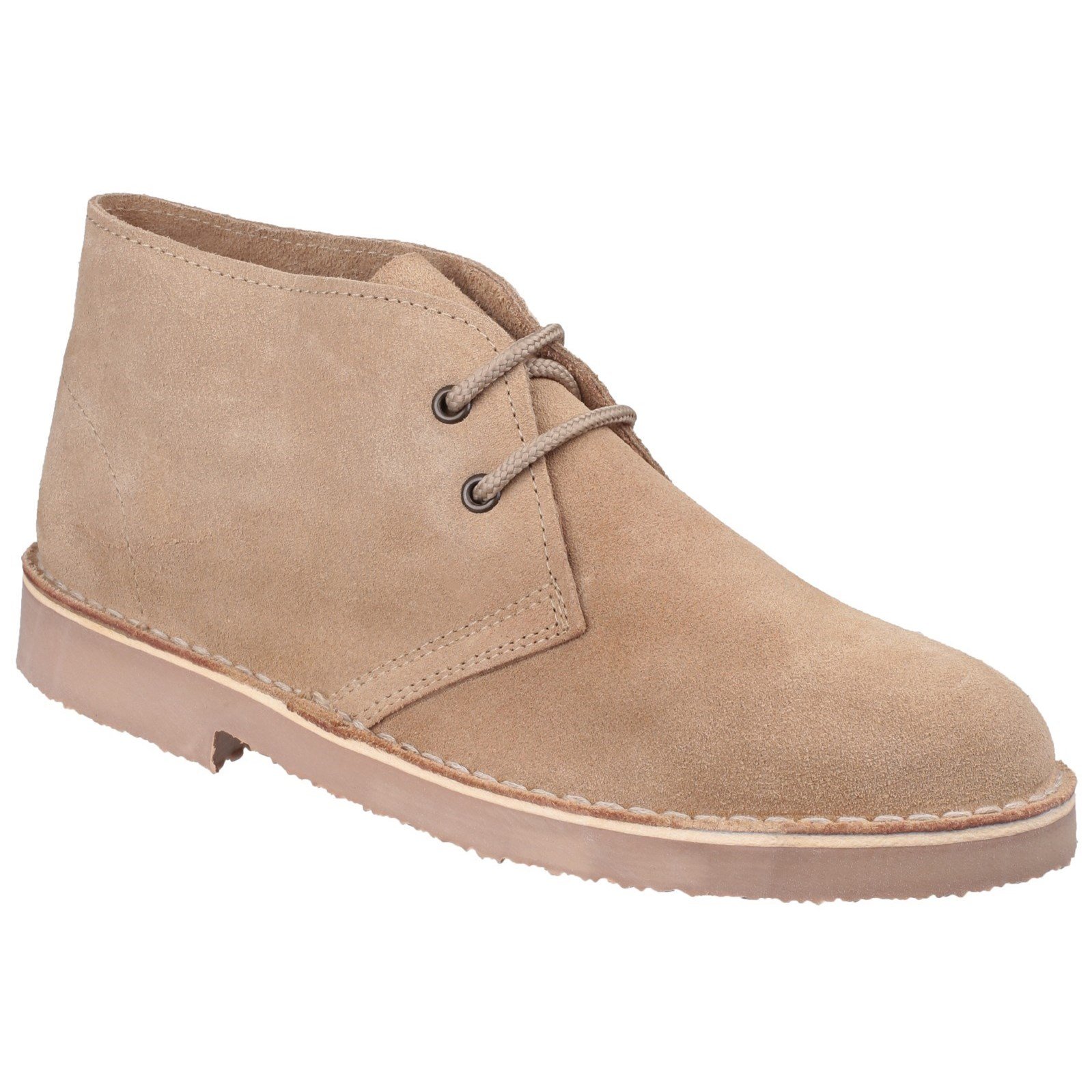 Cotswold Mens Sahara Desert Boot Camel Suede Lace Up Desert Boot 9 Beige