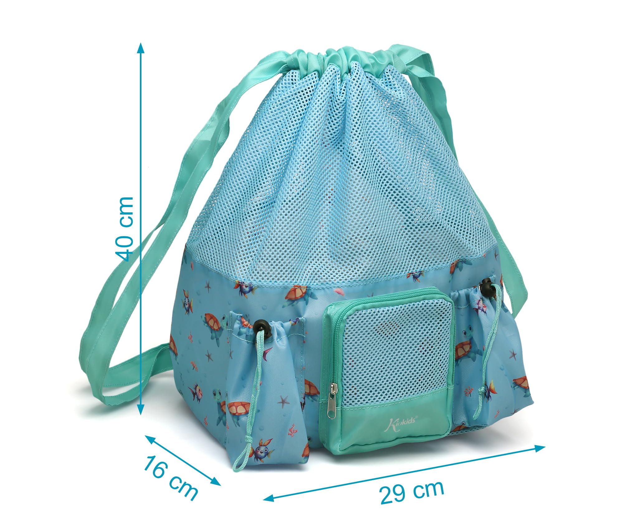 Kiokids Bolso De Playa Tortugas Azul