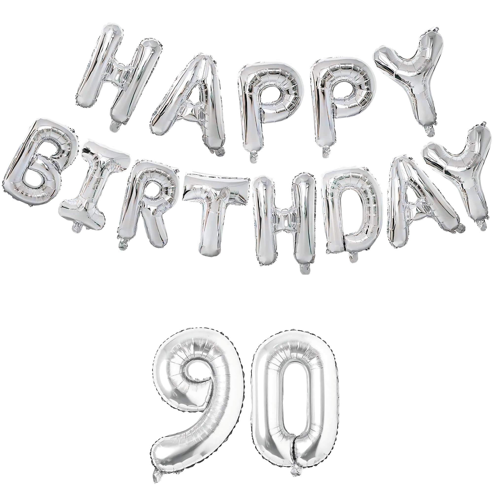 90th Birthday · Silver