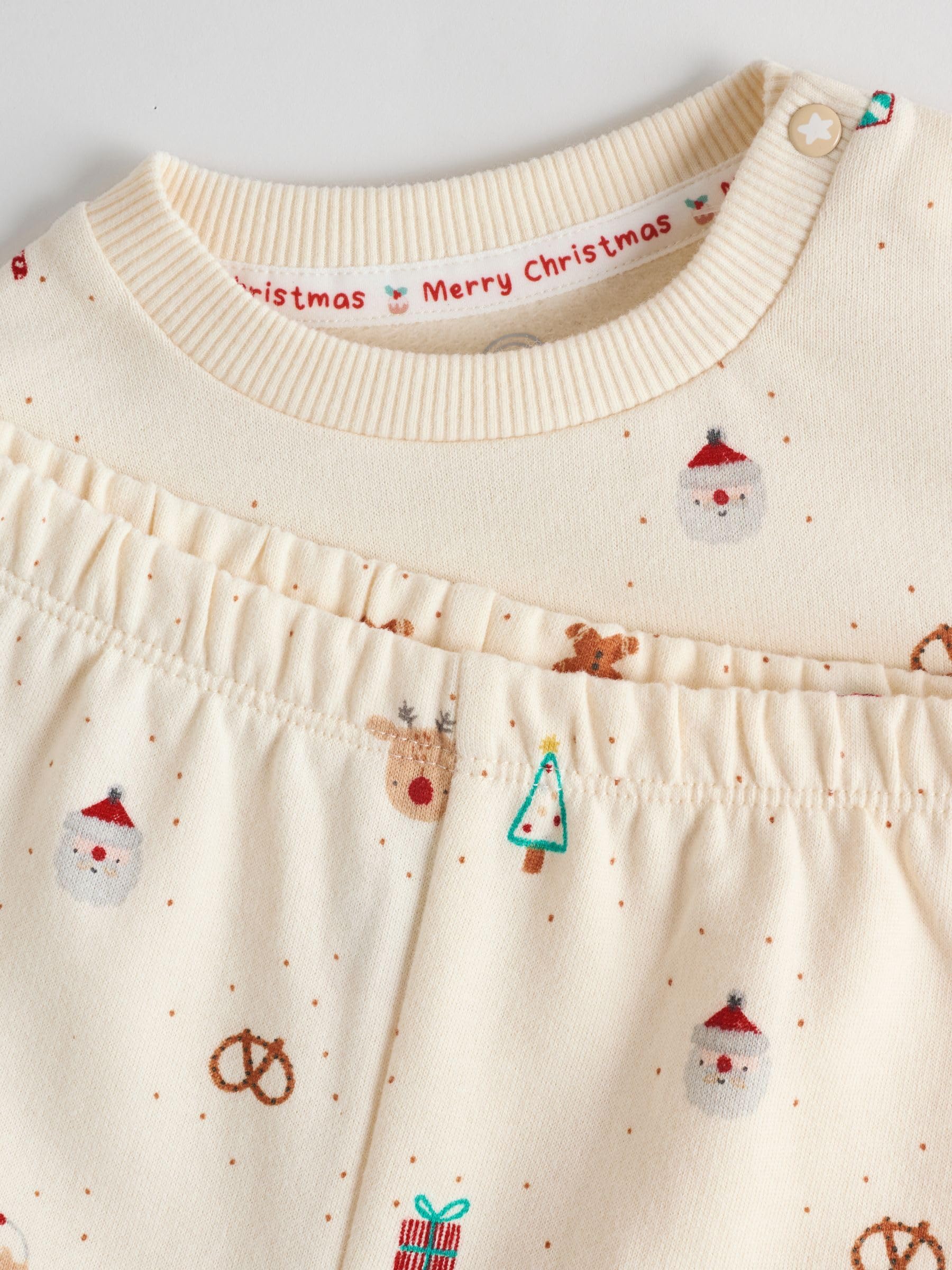 NEXT Baby Baby Jogginghose und Sweatshirt im Weihnachtsset