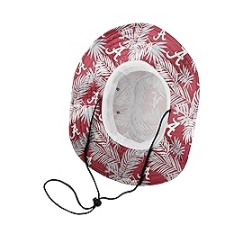 FOCO Alabama Crimson Tide NCAA Floral Boonie Hat