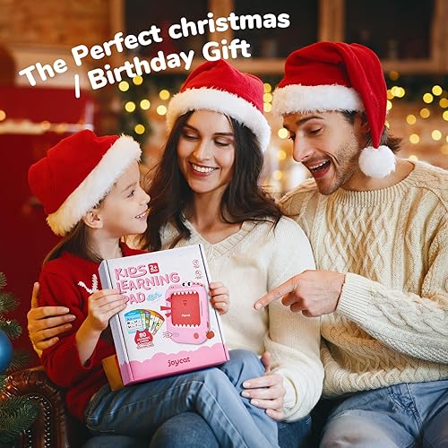 Miniatura 9 de JoyCat Tableta de aprendizaje para niños, 156 páginas de tarjetas flash para leer con 20 juegos interactivos, juguete Montessori para alfabeto,