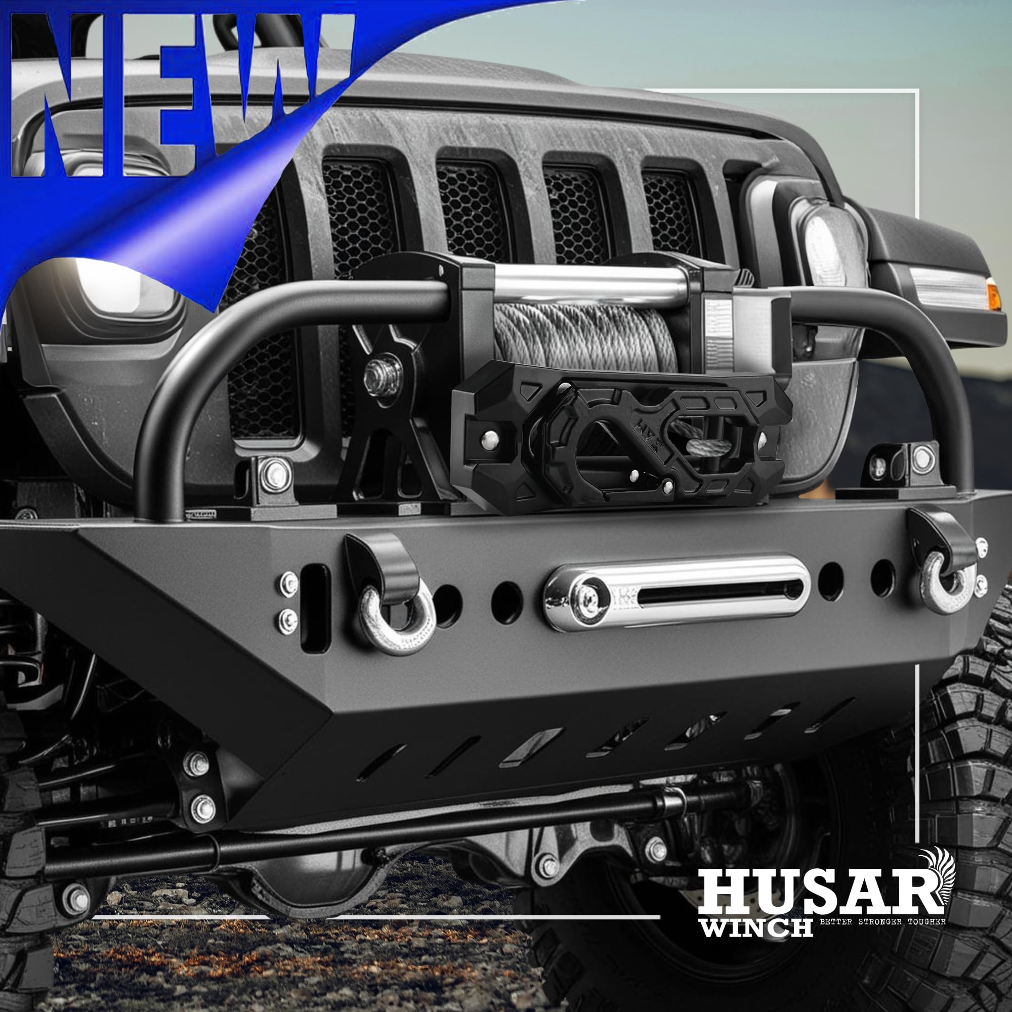 Guía Deslizante Con Gancho de 10000-26000 lbs Para Cabrestantes Eléctricos Con Cuerda Sintética,Ideal Para Vehículos Todoterreno 4x4,Camiones,Lavaliers,Remolcadores y Vehículos Especiales