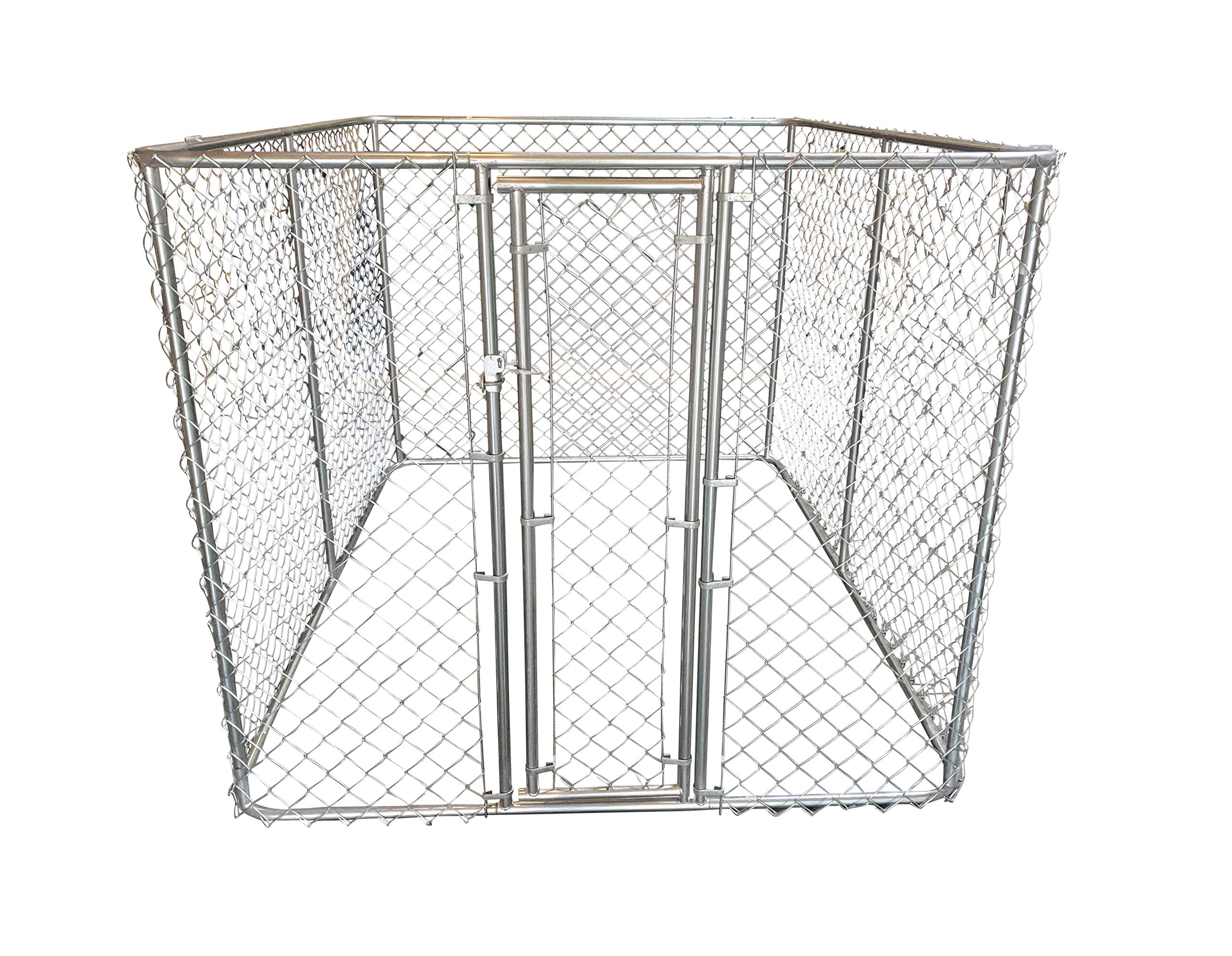 Shop large chain link dog kennel Sale K9 Kennel 4 ft. x 4 ft. x 6 ft. Chain  Link Dog Kennel at Tractor Supply Co