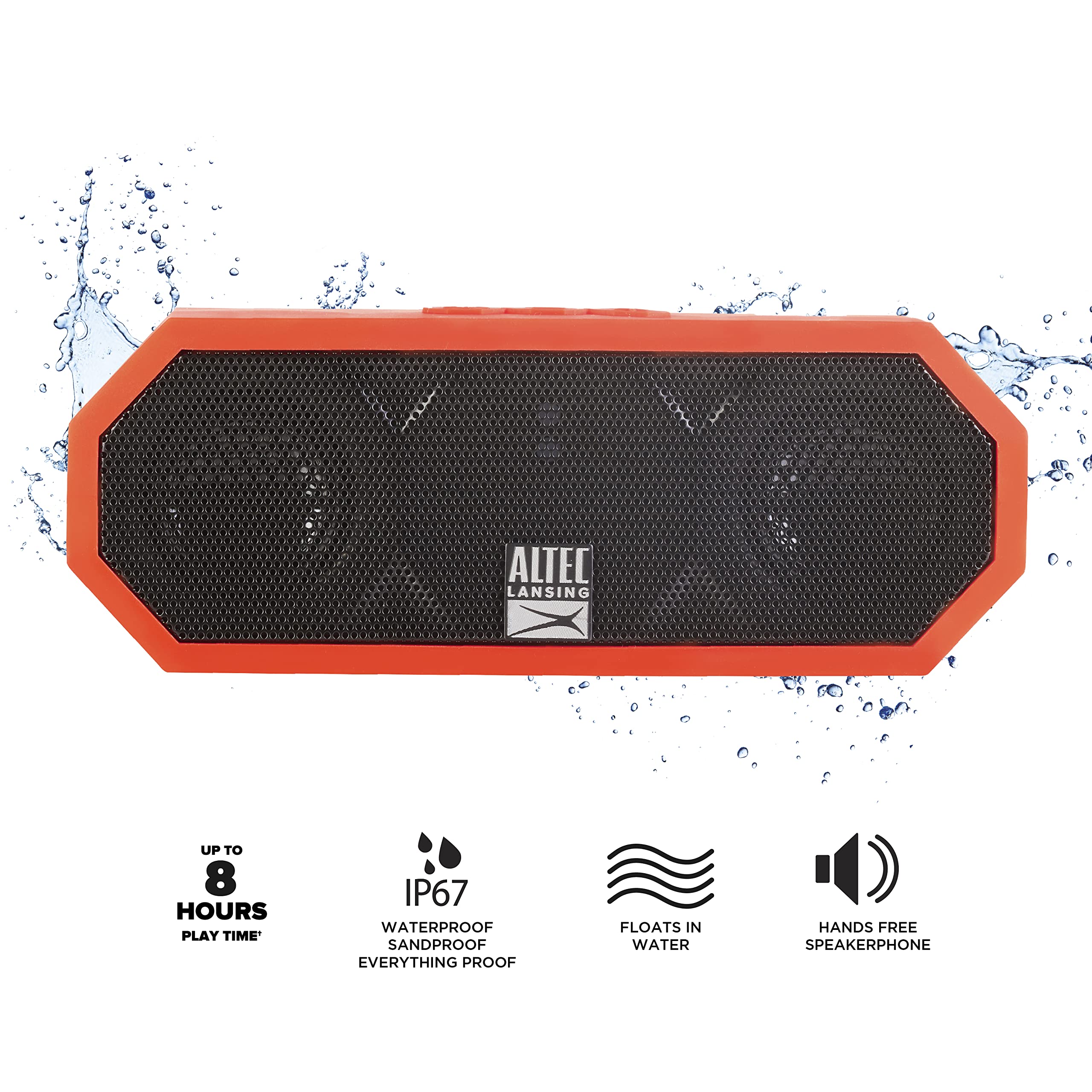 Waterproof Bluetooth Altec Lansing Bluetooth Speaker Jacket H20