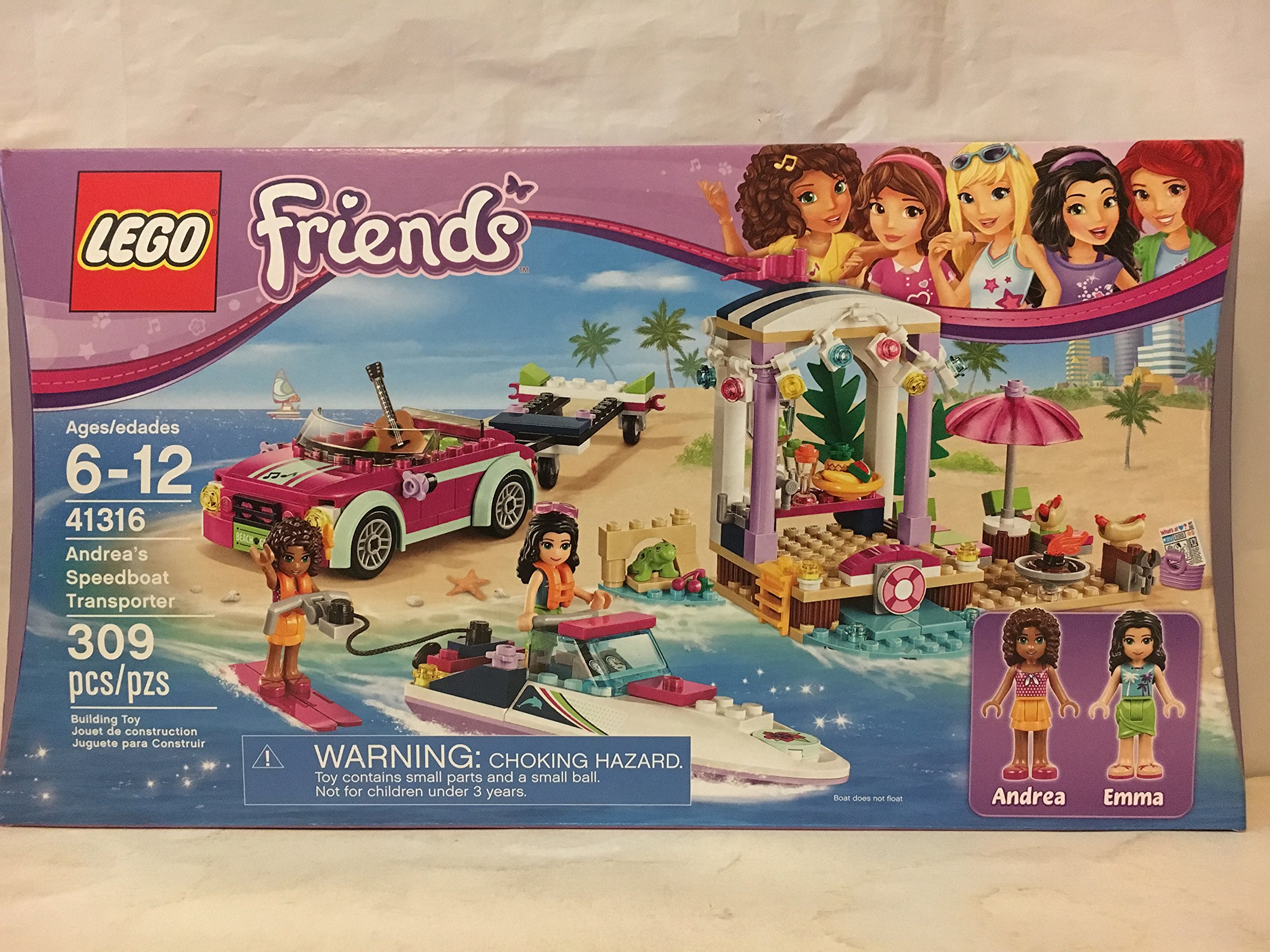 Lego Friends Beach Party Lego Andrea's Speedboat Lego Friends