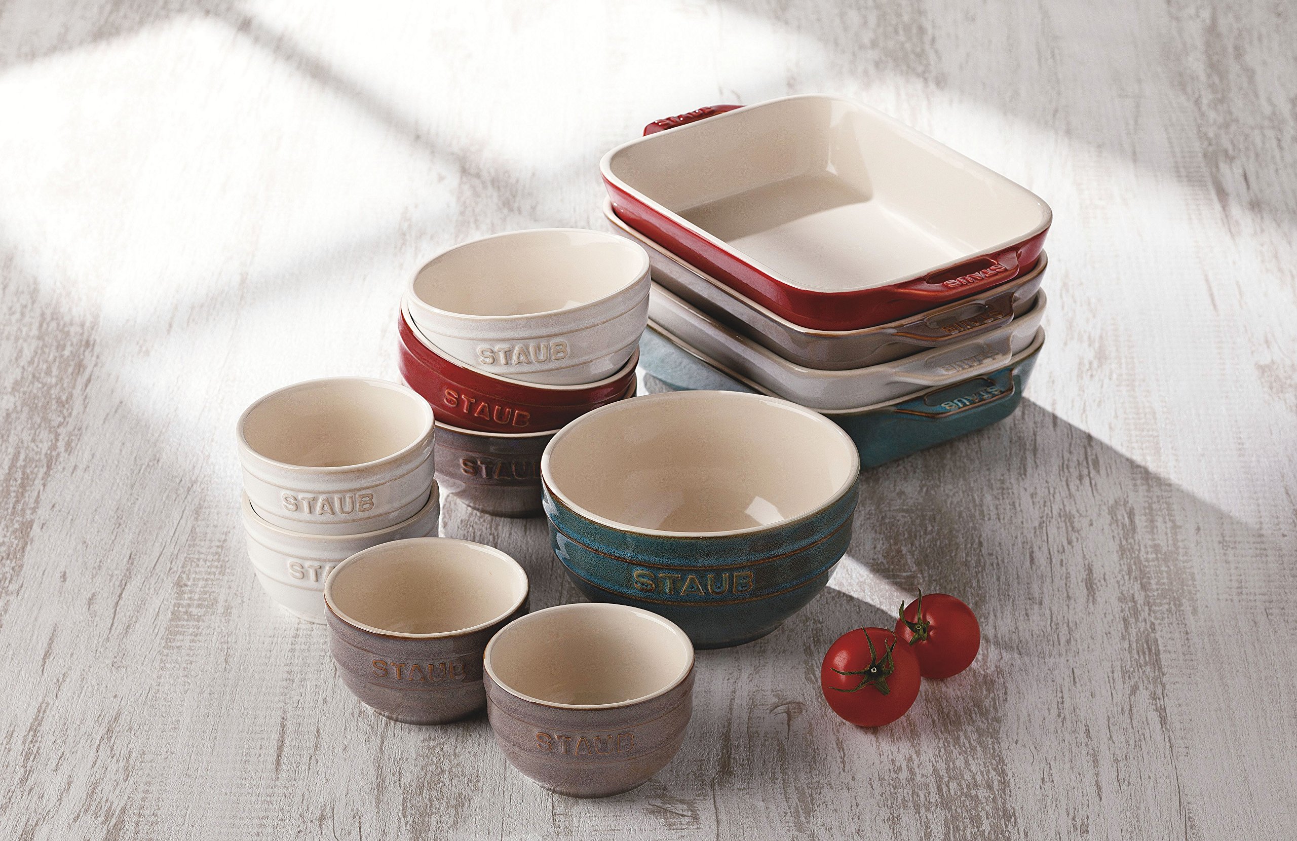 STAUB 12cm グレー 2個 Amazon.co.jp: staub ストウブ 「 ボウル 