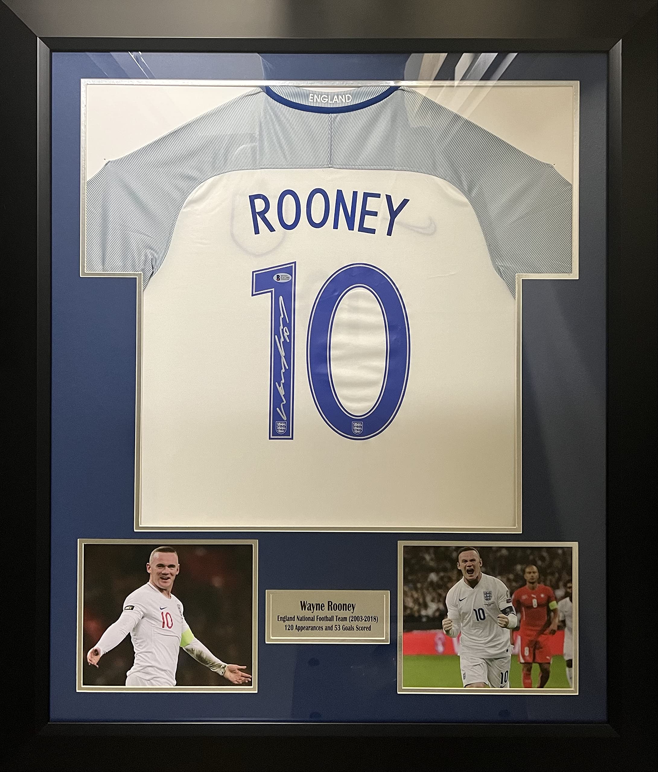 Football Shirts Wayne Rooney Signed Jersey Signed Wayne Rooney