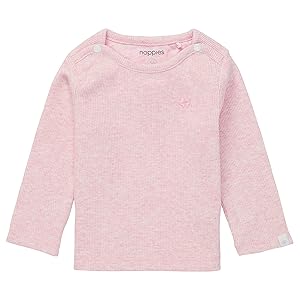 Noppies Unisex Baby U Tee Ls Rib Natal T-Shirt