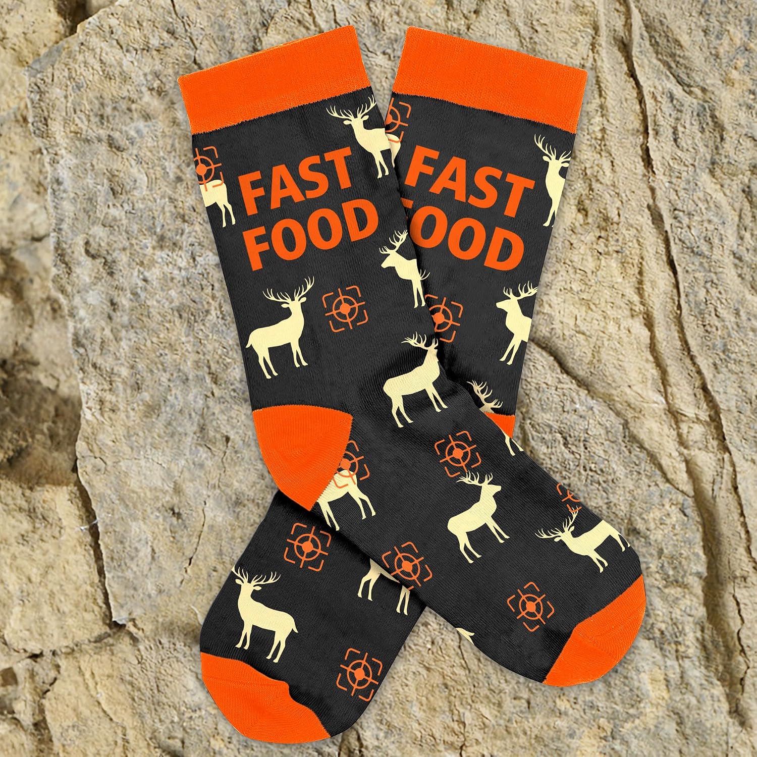 VICRAZY Hunting Gifts for Men - Deer & Duck Hunting Accessories - Christmas Gifts, Stocking Stuffers For Men - hunting Socks