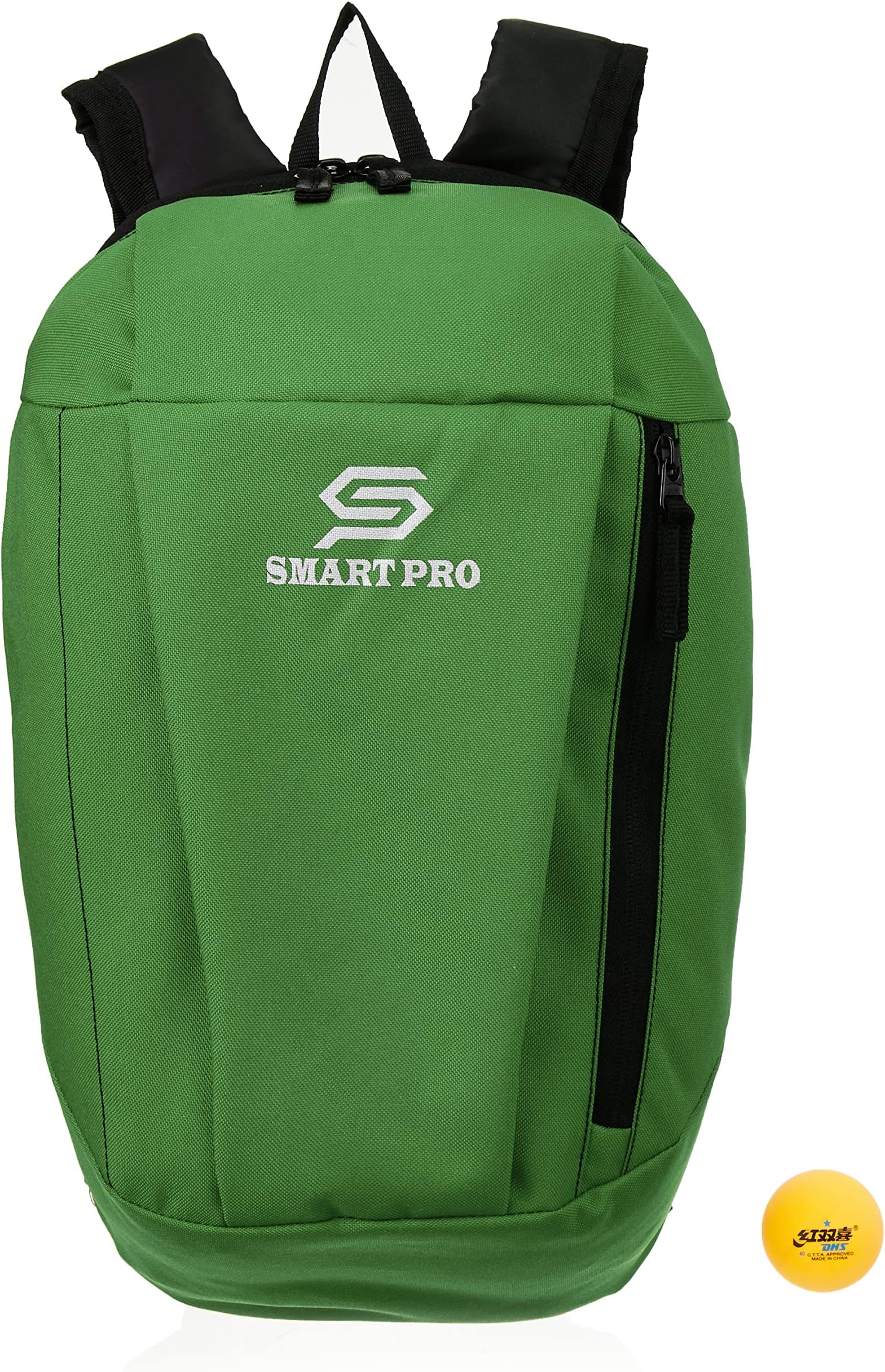 DHS TT Ball 40MM 3 Star Orange (6 Pcs Box) with Smart PRO TT Special Cover Speed Green