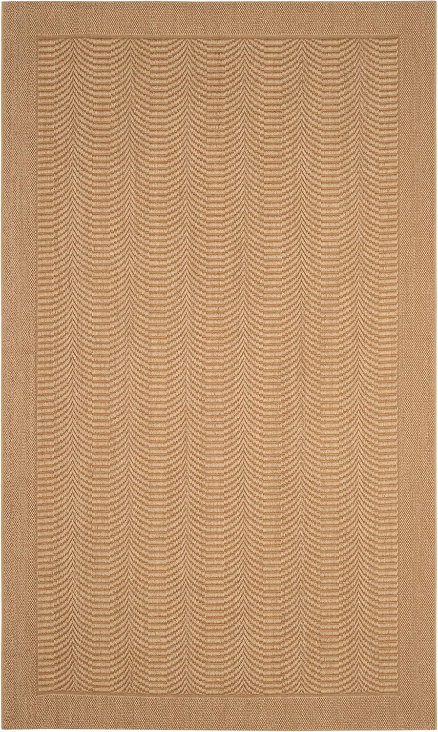 SAFAVIEH Palm Beach Collection Accent Rug - 4' x 6', Maize, Sisal & Jute Design, Ideal for High Traffic Areas in Entryway, Living Room, Bedroom (PAB322M)