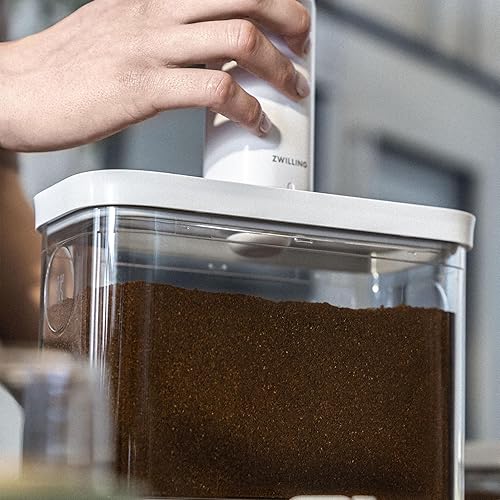 Miniatura 9 de ZWILLING Fresh & Save - Cajas de plástico, recipiente hermético para almacenamiento de alimentos secos, cubo medio alto, contenedor de 6.6 ft, 1.9