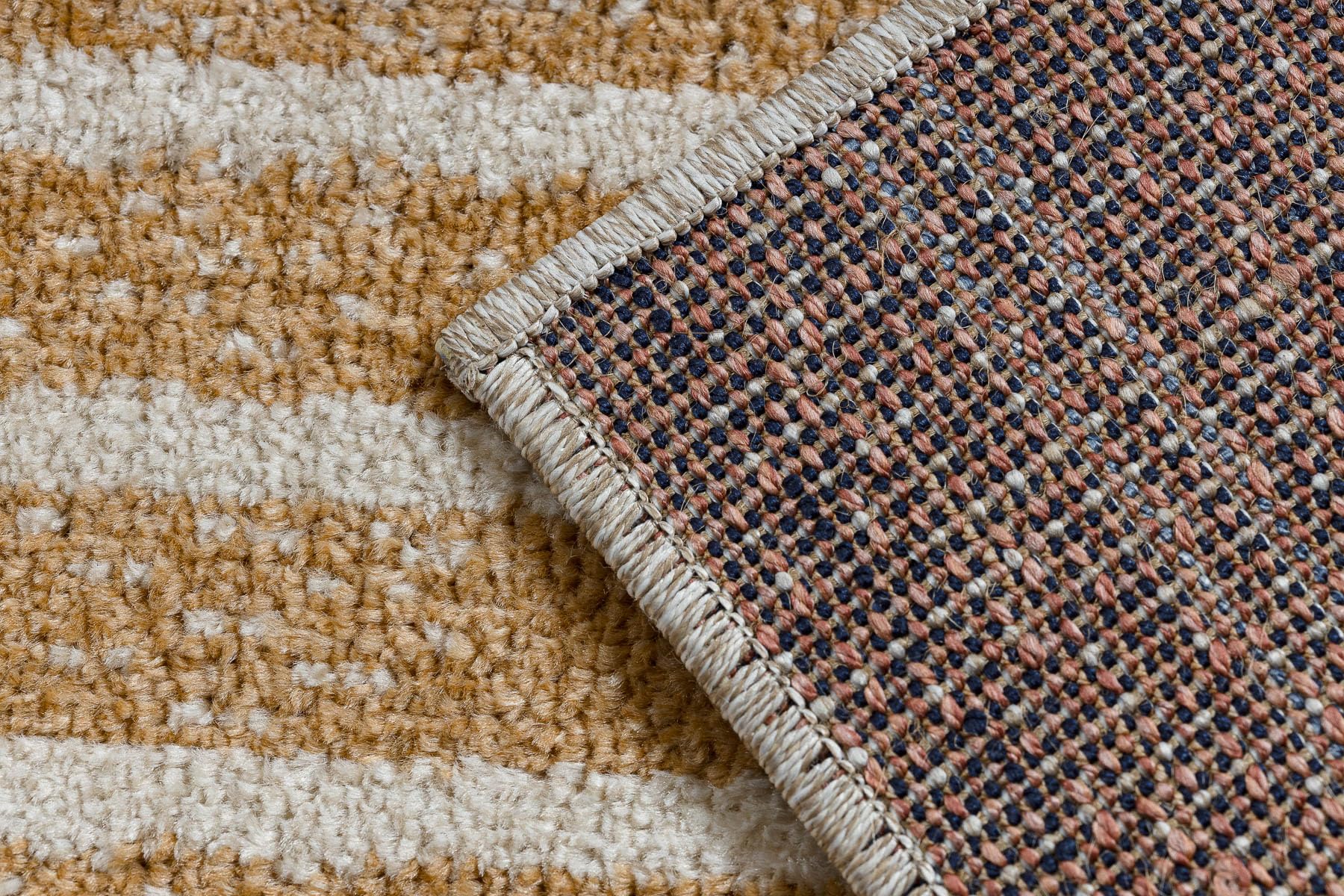 rugsx Tapis Fusion 0810 Crème Terracotta Salon Chambre 140x190 cm