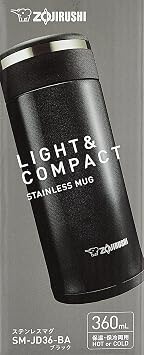 Zojirushi America Corporation Tuff Mug, 12-Ounce/0.36-Liter, Black