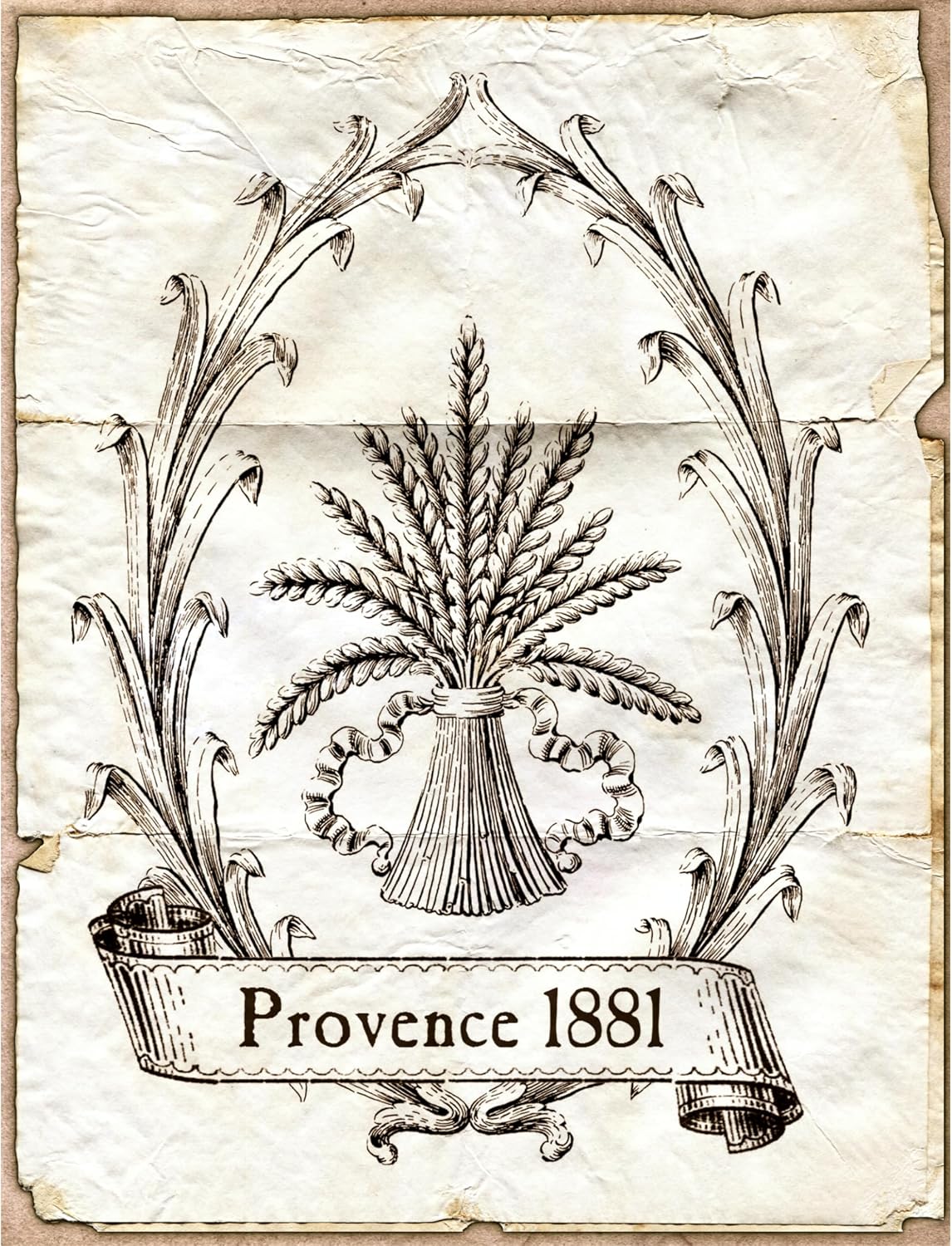 Vintage French Rice Papers, 8 x 10.5 inch – Decoupage Paper Design for Furniture, Mixed Media, Cards & Crafts, Decoupage by CRAFT KREATIVELY