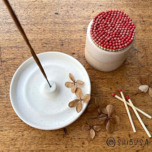 Miniatura 9 de SHIBUSA Paquete de soporte de incienso y tarro Match Striker