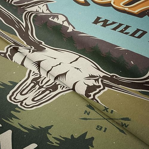 Miniatura 5 de thuizen Tapiz de 60 pulgadas para colgar en la pared, decoración de aventura, pancarta de campamento, carteles de campamento, decoraciones temáticas