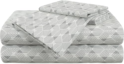 Miniatura 4 de Nine West Sydney - Juego completo de edredón reversible a rayas de 7 piezas con sábanas y funda de almohada para todas las estaciones, King, color