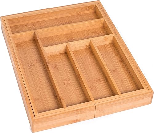 Miniatura 2 de BirdRock Home - Cajones organizadores de bambú, Natural