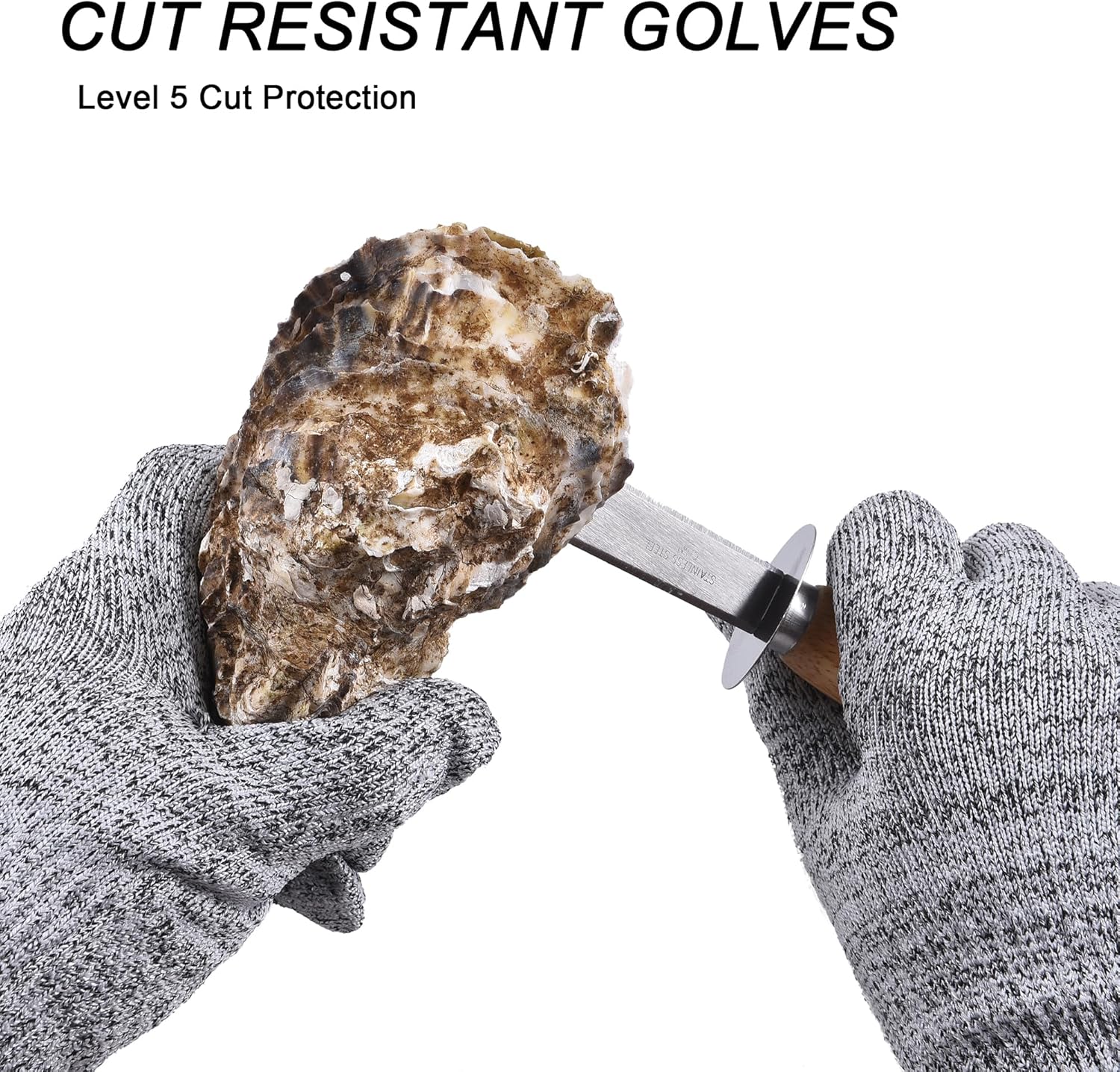 HILAZA Oyster Shucking Tool, Oyster Shucker Machine Oyster Opener Kit