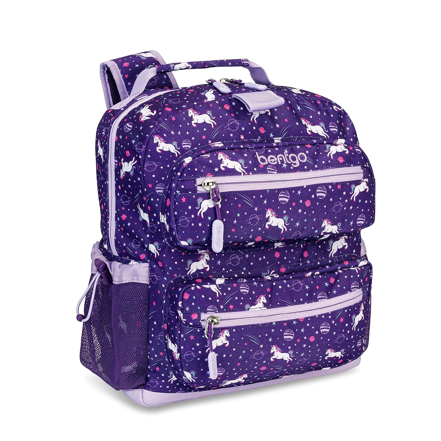 Bentgo Kids Backpack - Lightweight 14 Backpack in Fun Prints for School Travel Daycare Ideal for Ages 4
