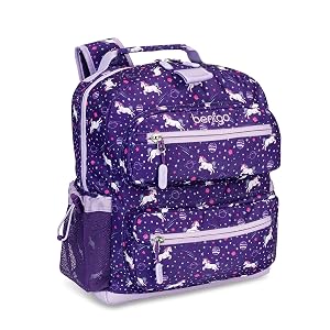 Bentgo Kids Backpack - Lightweight 14 Backpack in Fun Prints for School Travel Daycare Ideal for Ages 4