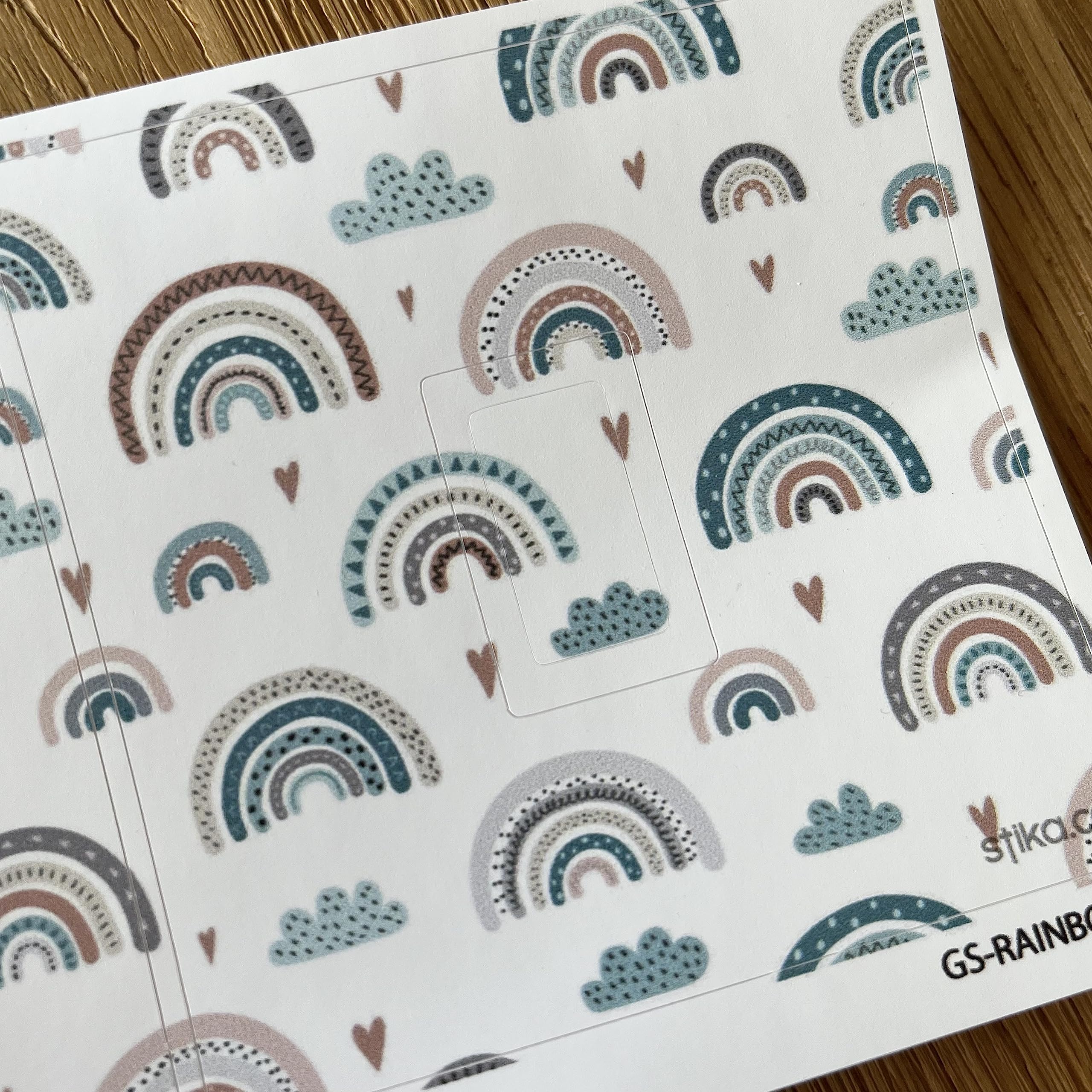 2 Adesivi In Vinile Per Interruttore Luce, Motivo Nuvola, Design Stika.co, 84x84 Mm, Per Copertura Singola