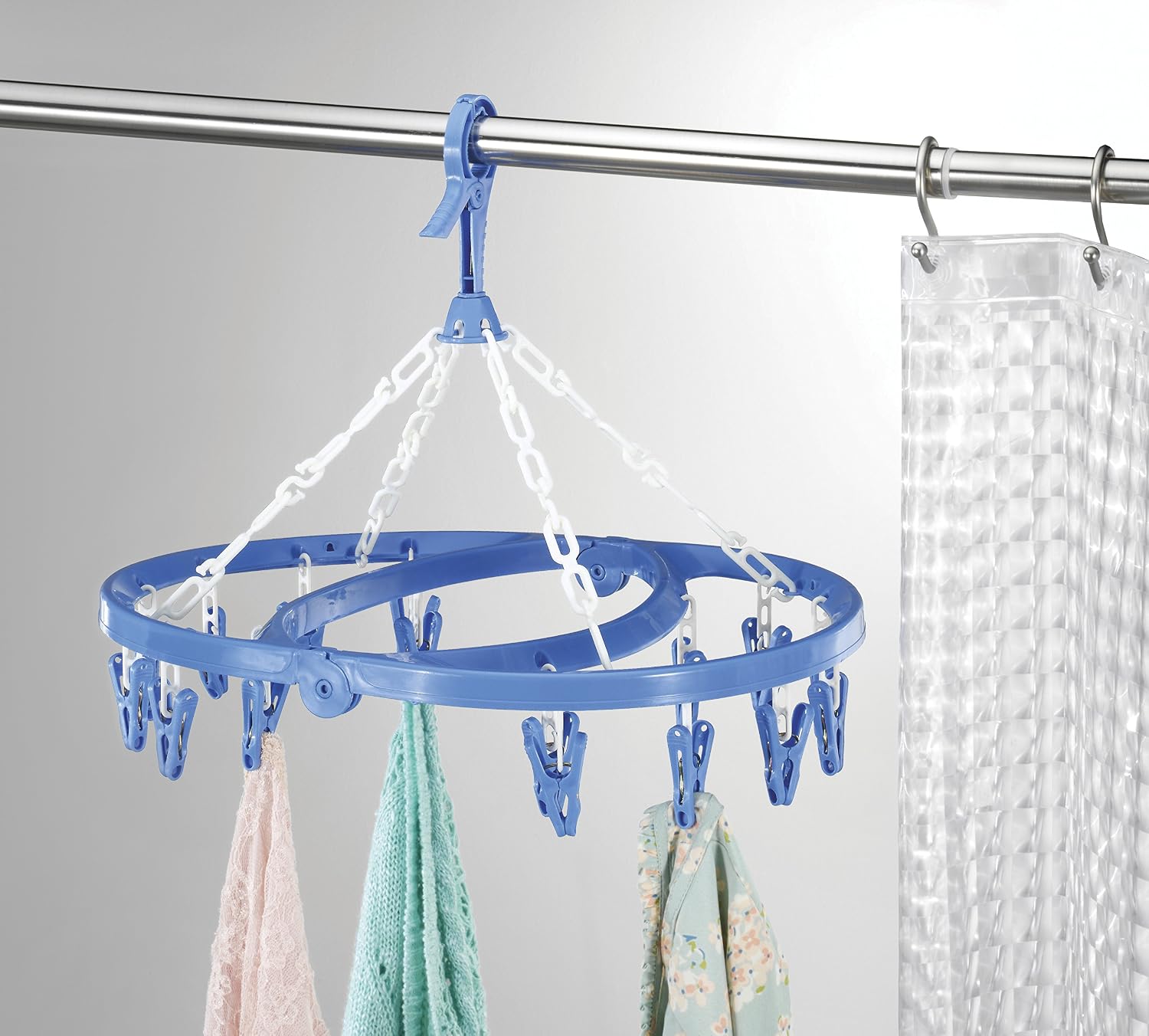 Whitmor Clip and Drip Hanger with 16 Clips