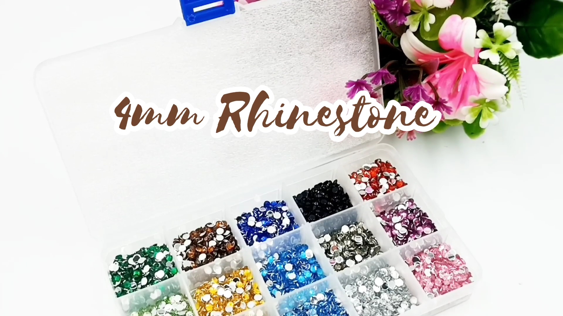 Rondela De Strass 08mm Em Acrílico - 1000 Peças | Ladeira Armarinhos